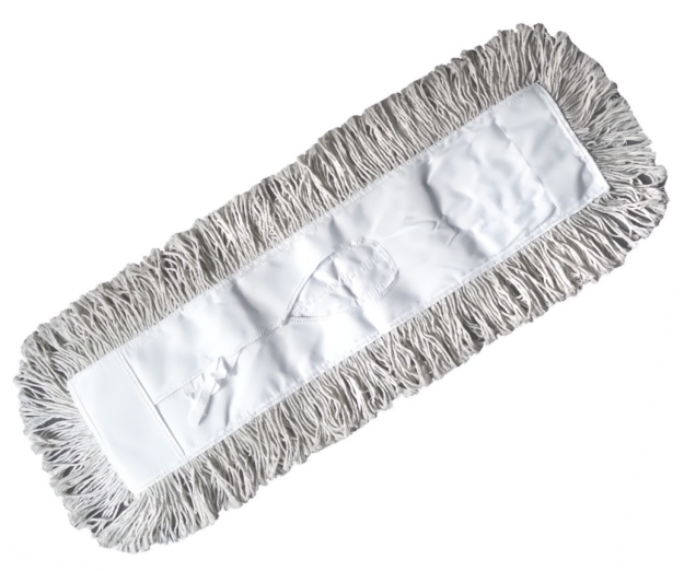 Vadrouille sèche en coton blanc (5